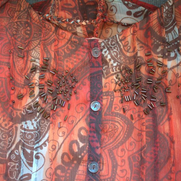 Bundle ✨2/$15 Lauren Conrad Fake Button Down Tank | Spaghetti Strap Tank - Picture 3 of 7